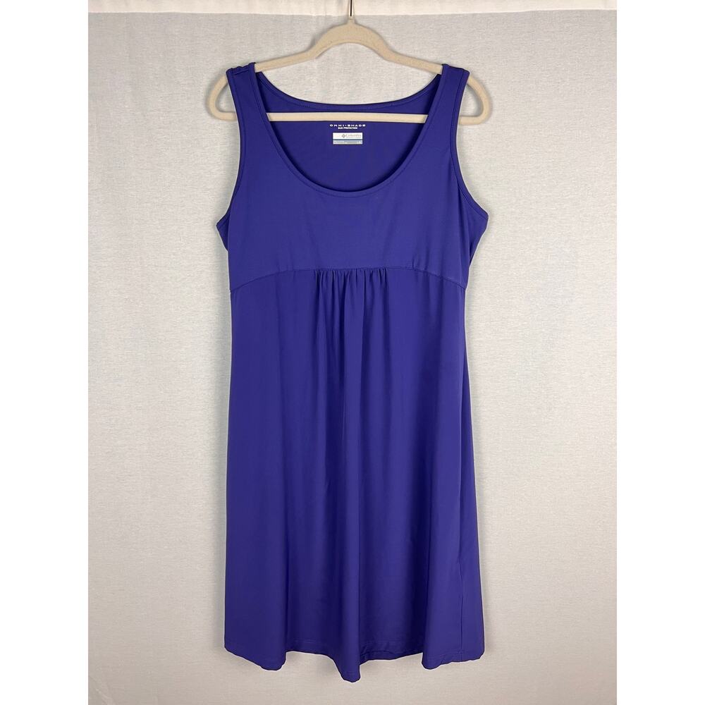 Columbia Purple Sleeveless Midi Dress